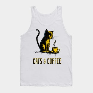 Cats & Coffee Tank Top